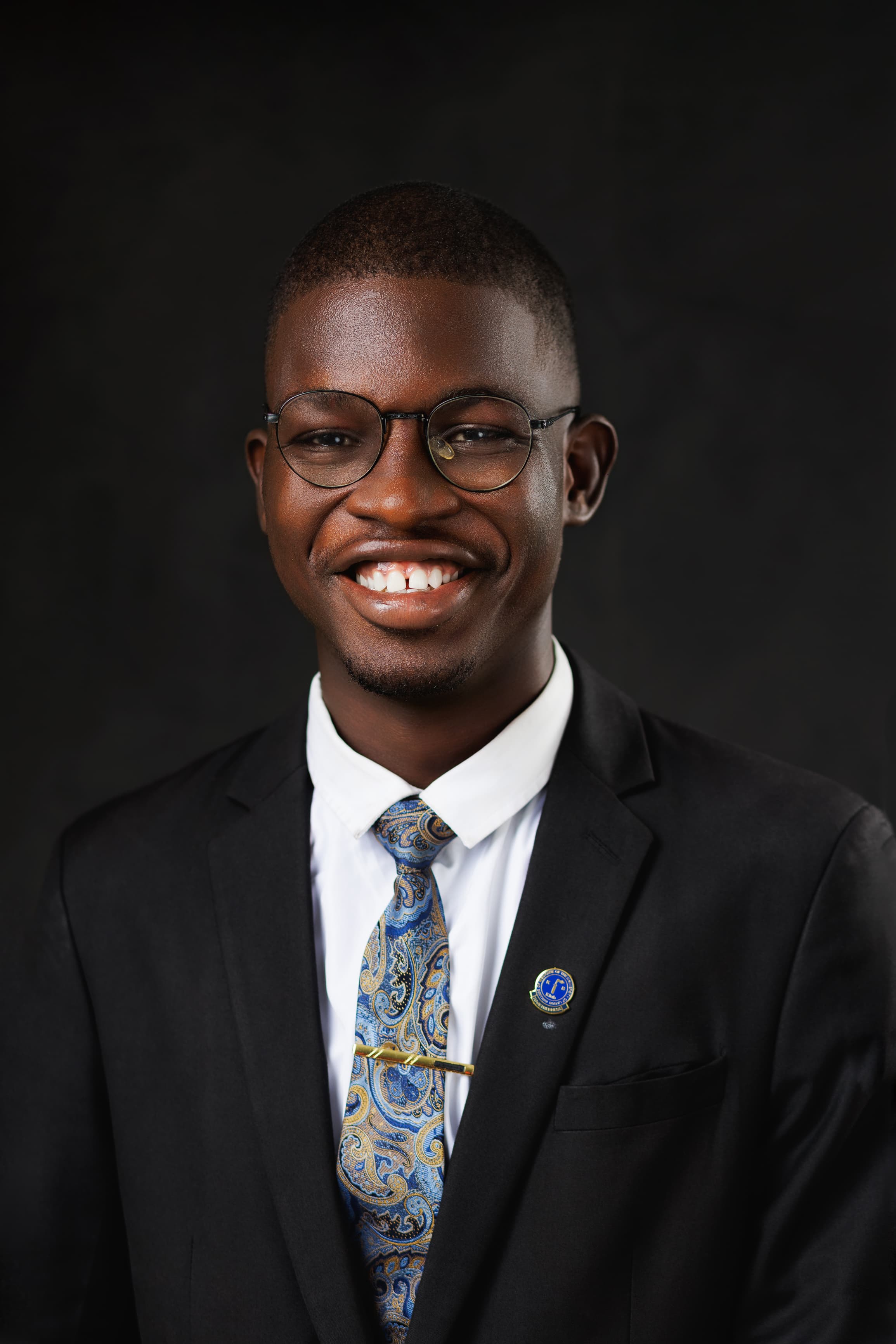 Headshot of Mustapha Madehin, the KV Klub's President