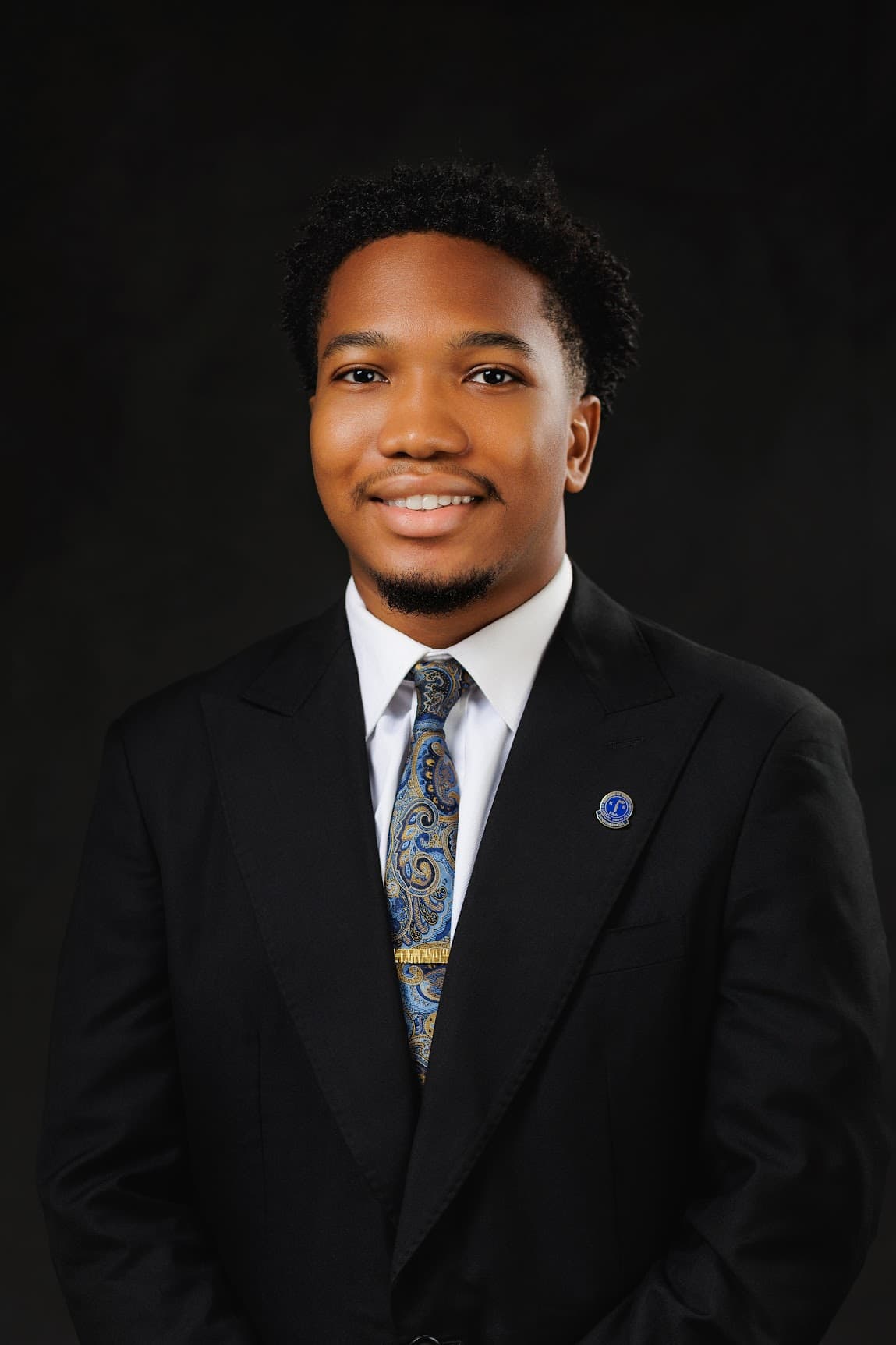 Headshot of Mustapha Madehin, the KV Klub's President