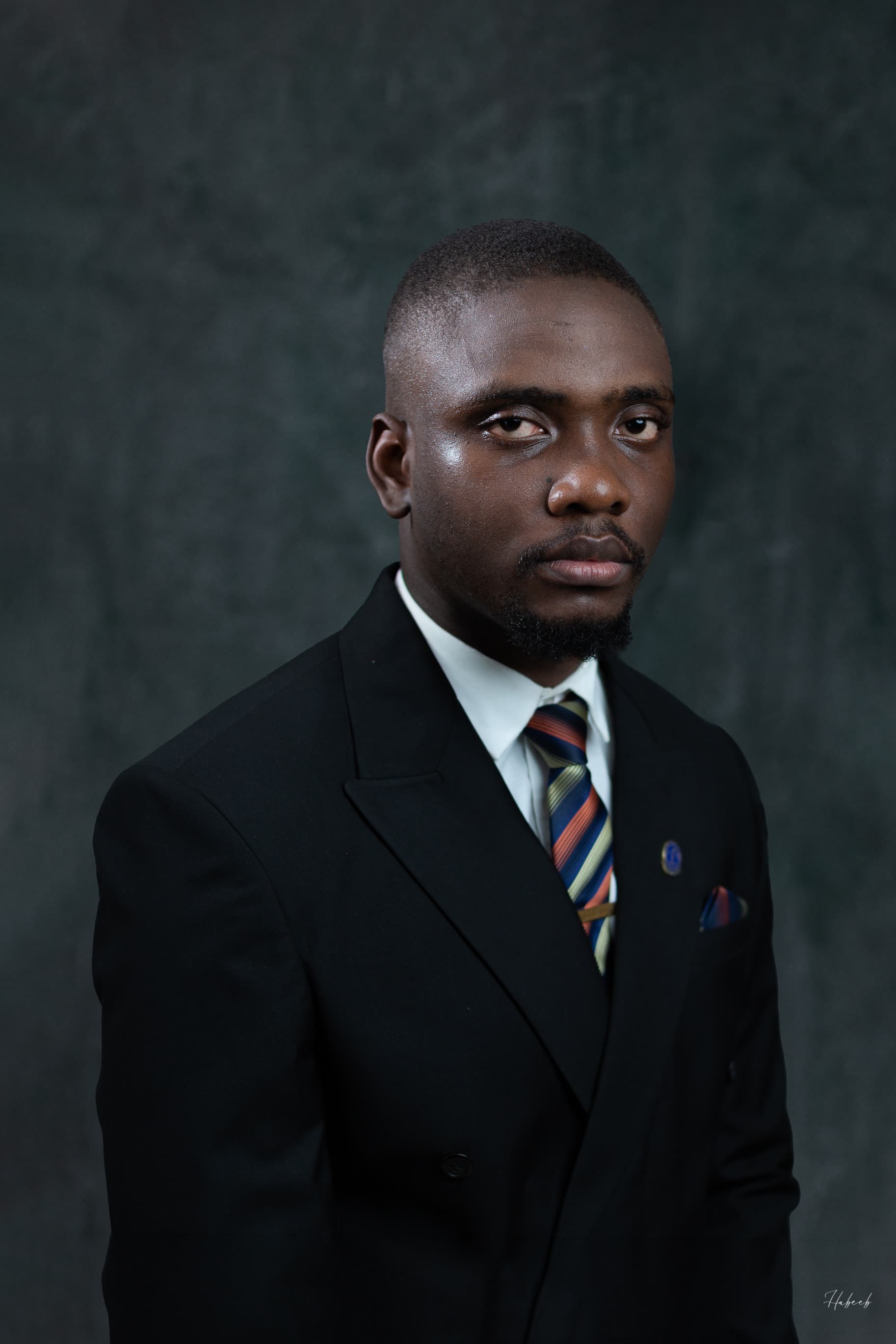 Headshot of Mustapha Madehin, the KV Klub's President